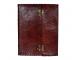 Handmade Leather Journal Diary Mens Day Organizer Planner garden flower Embossed
